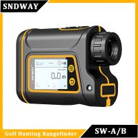 SNDWAY อุปกรณ์หาพิกัดเครื่องวัดเมตรกอล์ฟอุปกรณ์เสริมอุปกรณ์กอล์ฟ Telemeters กล้องโทรทรรศน์กล้องเลเซอร์วัดระยะทางสำหรับการล่าสัตว์