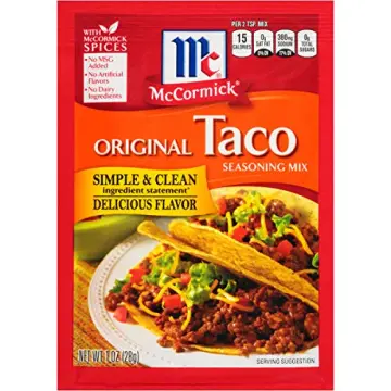 McCormick Gluten-Free Taco and Chili Seasoning Mix Variety Bundle - 6 Pack  - 3 of Each Flavor