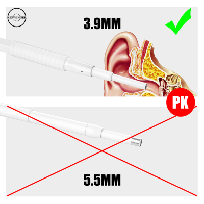 3.9mm Endoscope Camera In Ear Cleaning USB Visual Ear Spoon Mini Camera Android PC Lug pick Otoscope Borescope Type-cМини камера