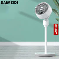 KAIMEIDI รีโมทคอนโทรลพัดลมการหมุนเวียนของอากาศ พัดลมไฟฟ้าเทอร์โบแนวตั้งไร้เสียงสำหรับใช้ในครัวเรือนพัดลมไฟฟ้าตั้งโต๊ะ