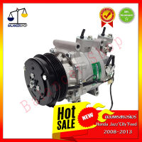 คอมเพรสเซอร์แอร์ A/C Compressor Honda City 08-13,Jazz 08-13, ร่องสายพาน 5PK Compressor รุ่น ฮอนด้า ซิตี้ 08-13,แจ๊ส08-13,ฟรีด ของใหม่ 100% รับประกัน 1 เดือน