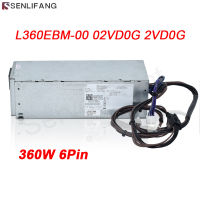 แหล่งจ่ายไฟ L360EBM-00 02VD0G H360EGM-00 0VM8KR สำหรับ Dell 3080 7080 7071 7070 3050 5050 7050 3250 3665 3660 3669 3667 3668 360W