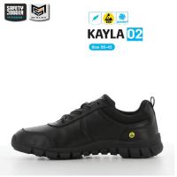 [รับประกัน 3 เดือน] Safety Jogger รุ่น KAYLA O2 รองเท้าหนังใส่ทำงาน รองเท้ากันลื่น ไม่ผสมโลหะ ระบายอากาศ ESD