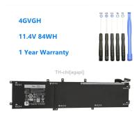 4GVGH 1P6KD Laptop Battery For Dell XPS 15 9550Precision 5510 M7R96 P56F P56F001 T453X 62MJV 11.4V 84WH สต็อกสำเร็จรูป agapi