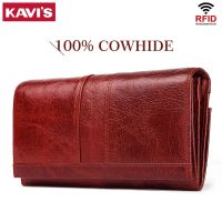 【CW】☇  New Trend Female Wallet Leather Purse Portomonee Clamp Card Holder