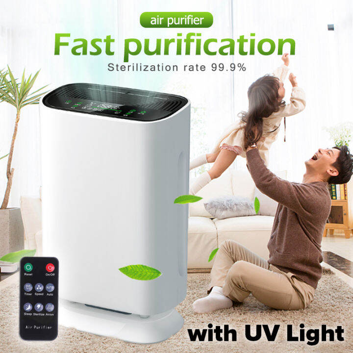 UV Air Purifier Intelligent Remote control Purifier Air Filter, Remote ...