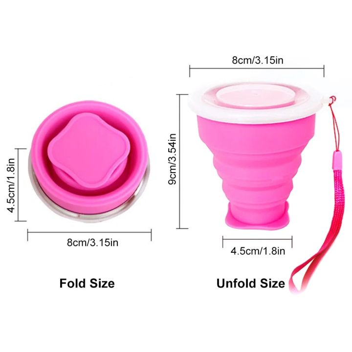 silicone-folding-cup-outdoor-coffee-cups-telescopic-portable-with-dustproof-cover-children-travel-drink-water-kitchen-tools