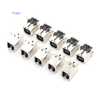 ?【Lowest price】Tirgat 10ชิ้น USB ตัวเมียชนิด B พอร์ต4-PIN มุมขวา PCB แจ็ค DIP AD