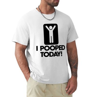 เสื้อเสื้อยืด Meaning วันนี้ I Pooped เสื้อเสื้อยืดกราฟิก