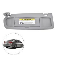 83280-SNA-A01ZC 83280SNAA01ZC Left Driver Sun Visor Light Grey for Honda Civic 2006-2011