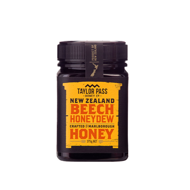 taylor-pass-new-zealand-beech-honeydew-honey-375g-น้ำผึ้งนิวซีแลนด์-100-นำเข้าจากนิวซีแลนด์