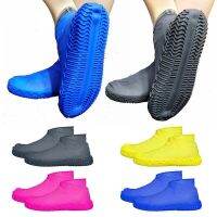 Silicone Waterproof Shoe Cover Reusable Shoe Anti-Dirty Cover Thickened Non-Slip Wear-Resistant Outdoor Portable Rain Boot Cover