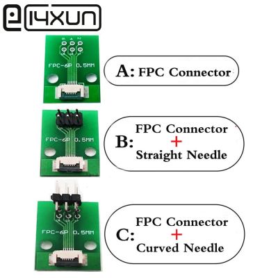 1pcs FPC FFC Cable 6 8 10 12 20 24 30 40 50 60 80 PIN 0.5mm pitch Connector SMT Adapter to 2.54mm 1.00 inch pitch through hole