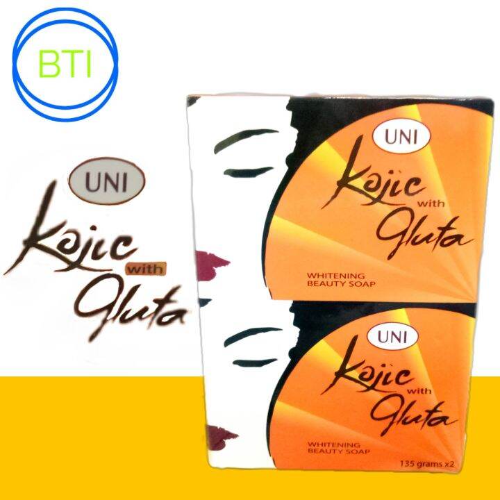 Uni Kojic with Gluta whitening Beauty Soap (Twin Pack) 2 x 135g | Lazada PH