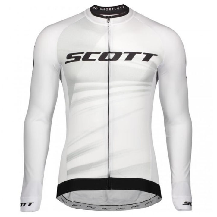 เสื้อเจอร์ซี่ปั่นจักรยานกลางแจ้งสำหรับจักรยาน-เสื้อปั่นจักรยาน-pro-scott-เสื้อขี่จักรยานเสือภูเขาแห้งเร็วแขนยาวเสื้อปั่นจักรยานเสื้อยืดสำหรับขี่จักรยานเครื่องแต่งกายสำหรับขี่จักรยาน