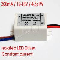 【✲High Quality✲】 pingguij 300ma แยกคุณภาพ HG 4-5x 1W ไดรเวอร์ Led 4W/5W แหล่งจ่ายพลังงาน Dc 12V-18V Ac 110V 220V 277V สำหรับไฟ Led