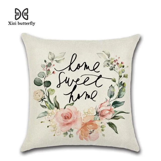 2021-new-hello-spring-floral-butterfly-cushion-covers-bike-flowers-creative-linen-pillowcase-decorative-sofa-couch-throw-pillows