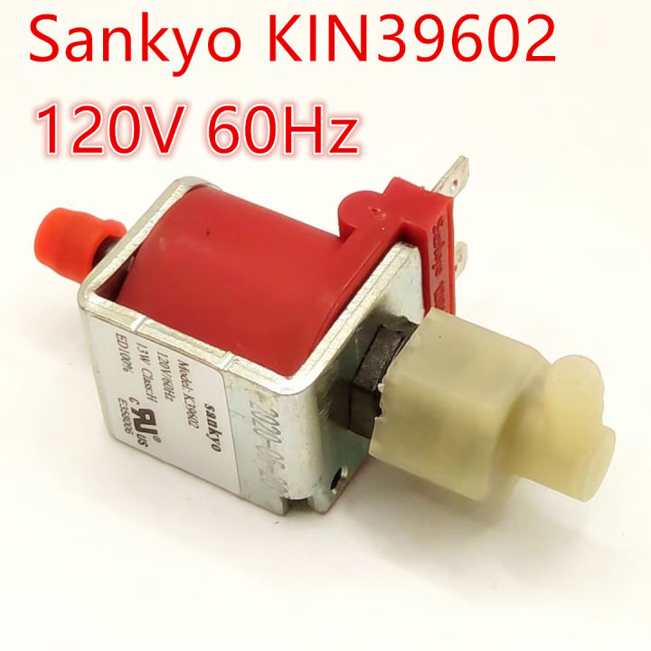 sankyo-kin39602-120โวลต์60เฮิร์ต13วัตต์-solenoid-ปั๊ม69-5มิลลิเมตรไม้กวาดไอน้ำซับไอน้ำปั๊มน้ำ