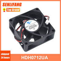 ยี่ห้อใหม่ Cooler HDH0712UA สำหรับ HXH DC12V 0.35A 2สาย Square Cooling 70x70x25มม. 7025พัดลม