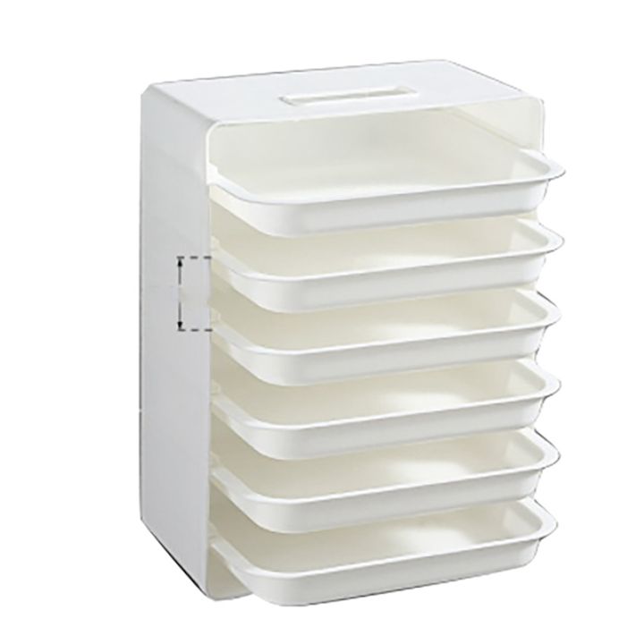 kitchen-storage-multi-layer-dish-tray-wall-mounted-side-dish-stackable-fruit-display-storage-plate