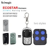 2023 latest รีโมทคอนโทรล HORMANN Ecostar Rsc2 Rse2 รวมแบตเตอรี่ ประตูโรงรถ เครื่องส่งสัญญาณ พวงกุญแจสำหรับที่กั้นประตู