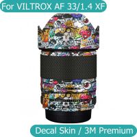 สำหรับ VILTROX AF 33มม. F1.4 (สำหรับตัวยึด FUJI XF) ที่หุ้มผิวสติกเกอร์กล้องป้องกันรอยขีดข่วนฟิล์มป้องกัน