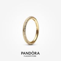 Official Store Pandora ME 14k Gold - Plated with Clear Cubic Zirconia Pavé Ring