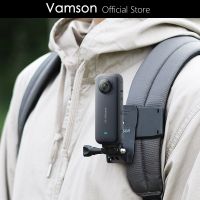 Vamson-Clipe Mochila Para Insta360 X3, Gopro Hero 11, 10, 9, Rotação 360 °, Cinto De Ombro, Acessórios De Montagem Para Ação Dji