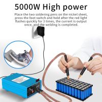 5000W High Power Handheld Spot Welder Mini Portable 0.28 Inch Display Screen 0-800A Current Spot Welder