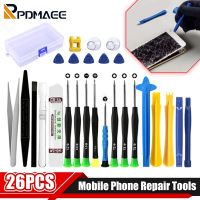 22 in 1 Mobile Phone Repair Tools Pry Opening Screwdriver Set for iPhone Laptop Computer Disassemble Hand Tool Set 14/22/25/26pc Tool Sets