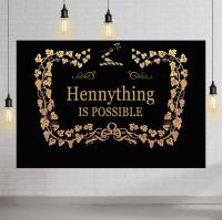 Cognac Hennything Possible Liquor Wine Party Birthday Photography Studio Backdrop Background Banner