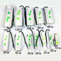 กันน้ำ10W-150W Ac110-260v กับ Dc12v/24V Led ไดรเวอร์หม้อแปลงไฟฟ้าอะแดปเตอร์ไฟแถบไฟ Led Ip68กลางแจ้งอิเล็กทรอนิกส์