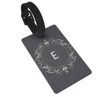 E Luggage Tag for Suitcase Identifiers Name Id Labels Card for Women Men Kid Travel 【AUG】