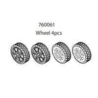 760061 Turbo Racing 1:76 C72 RC Car Spare Parts Wheels 4pcs Packed  Power Points  Switches Savers