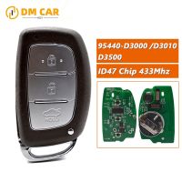 เปลือกกุญแจรถ DMKEY Fob 433Mhz ชิป ID47สำหรับ Hyundai Tucson 2016 2017 2018 2019 95440-D3000 /D3010 /D3500