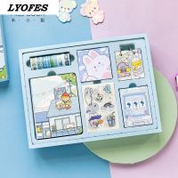 cute Hand book set girl heart lovely Korean version ins net Red Hand Book Diary tool material complete gift box notebook