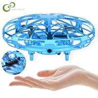 Mini UFO RC Drone Infrared Sensing Induction Helicopter Model Electric Remote Control Aircraft Samrt flying Saucer for kids DDJ