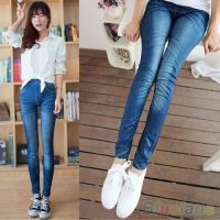 90CM Womens Printed Jeans Skinny Stretchy Leggings