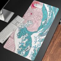 ♨❀ Great Wave Off Art Tai Chi HD Printing Gaming Mousepad Computer Lock Edge Natural Rubber E-sports Desk Pad Large Mouse Pad