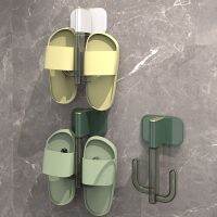 [COD] Hole-free cactus slippers bathroom light luxury sandals and drain storage door back shoe