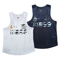 hot【DT】 Short Man Distant Runnning Speed Athlete Field Singlet Customizable