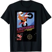 HOT ITEM!!Family Tee Couple Tee Adult T-Shirt Nintendo NES Excitebike Game Retro Vintage Graphic T-Shirt