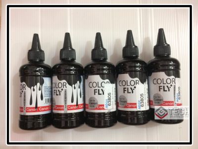 หมึกเติม CANON (Refill) สีดำ ขนาด 100ml Color Fly จำนวน 5 ขวด