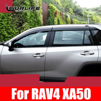 สำหรับ Toyota RAV4 RAV 4 XA50 2019 2020 2021 2022 2023 Window Visor Awnings Shelters Sun Rain Deflector Guard อุปกรณ์เสริม