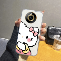 เคสโทรศัพท์นิ่มลายการ์ตูนน่ารักสำหรับ OPPO Realme11 2023 KT เคสโทรศัพท์มือถือซิลิโคนลายหมี Realme 11 11Pro 11 Pro + ฝาหลังโปร่งใส Realme 11 Pro