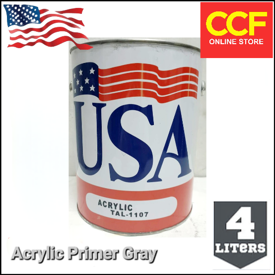 USA Automotive Acrylic Primer Gray Car Paints 4 Liters Lazada PH