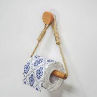 Toilet Paper Holder Wall Mounted WC Washroom Bathroom Accessories Wooden Rolling Paper Tissue Holder for Toilet Towel Rack Toilet Roll Holders