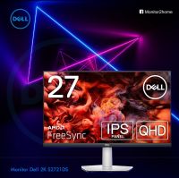 Dell S2721DS 27 Inch 1440p 2K QHD, IPS Ultra-Thin Bezel Monitor, AMD FreeSync, HDMI, DisplayPort, Built in Speakers, VESA