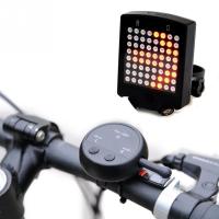 LED Bicycle Tail Light Remote Control 64 LED Wireless USB Rechargeable Bike Rear Lights Turn Signals Safety Warning Light #2