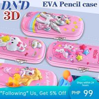 {KUT Department Store} 3D ยูนิคอร์น EVA ขนาดขนาดใหญ่น่ารักเครื่องเขียนโรงเรียนนักเรียนกล่องเก็บดินสอ